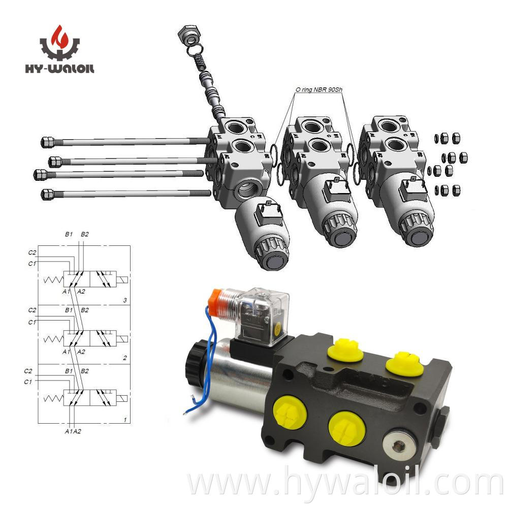 Svv06 Hydraulic Solenoid Selector Valve